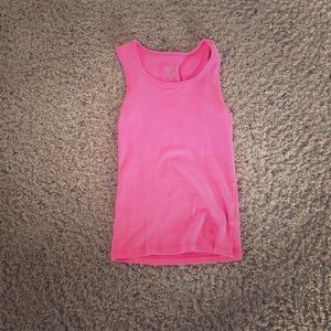 Girls pink tank top